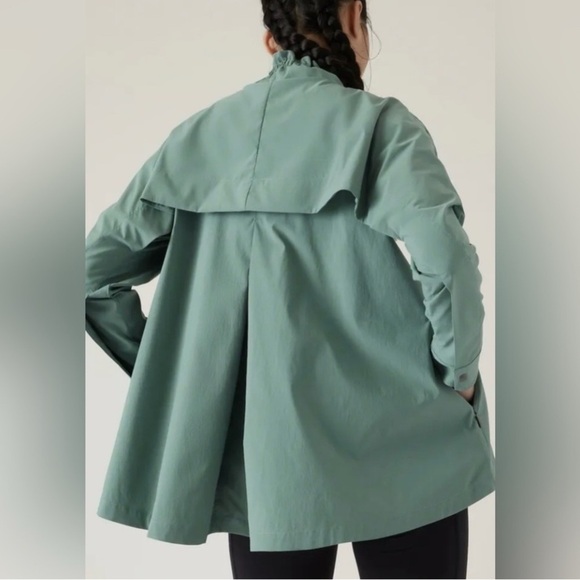 Athleta Teal Quarter-Zip Pullover with Mesh Ventilation SZ S - Picture 5 of 10